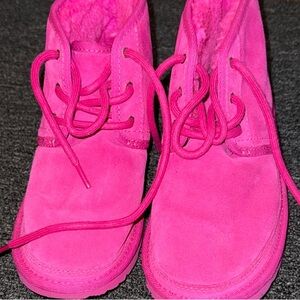 Hot Pink Suede UGG Boots